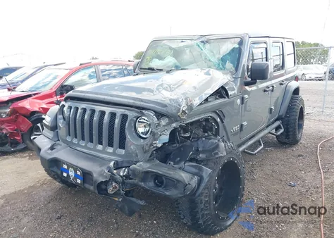 2020 Jeep Wrangler Unlimited Sport S 4X4 from USA, damaged, VIN 1C4HJXDN2LW114288